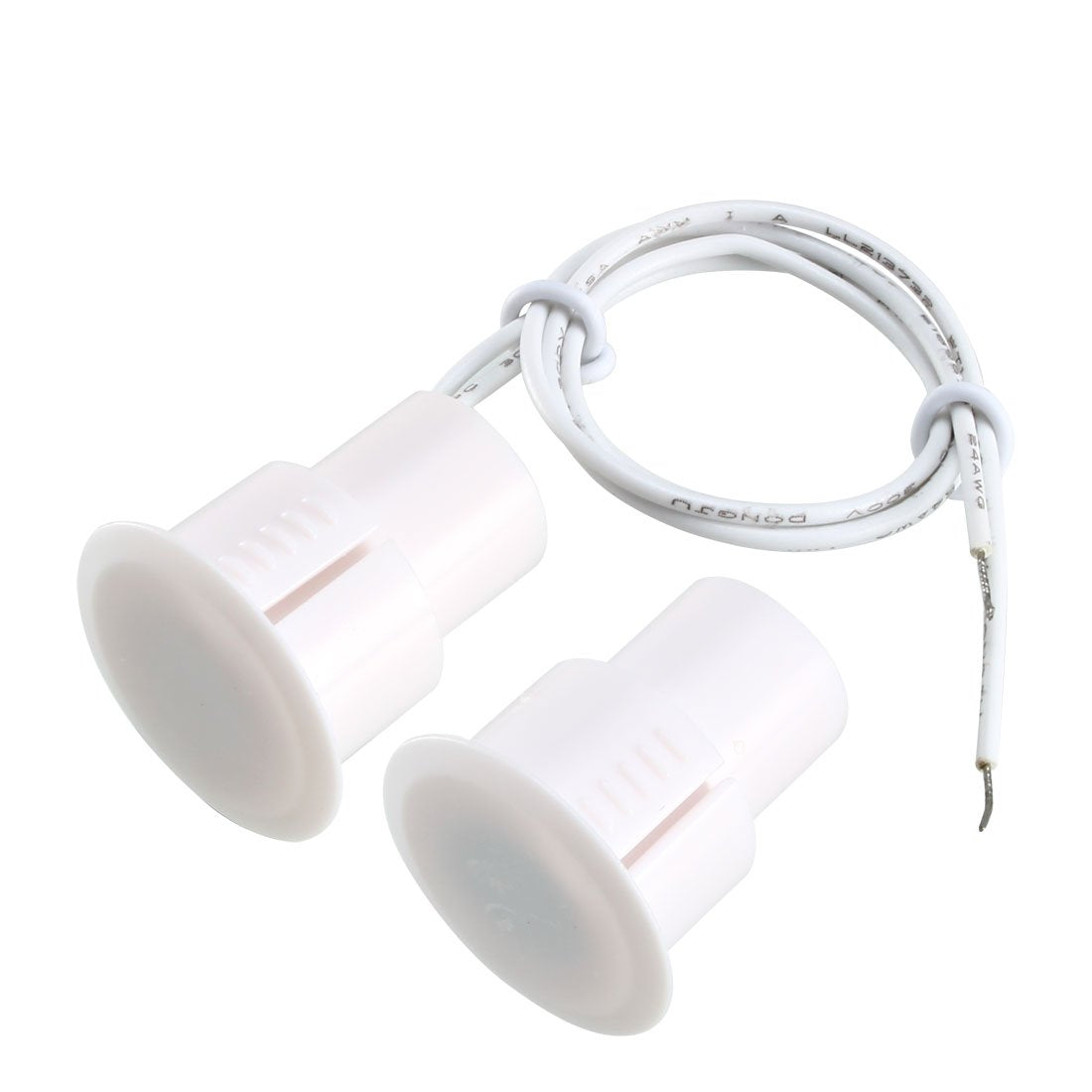 Magnetic Reed Switch RC-36 NC Recessed Wired Window Door Contact Sensor for Home Security and Burglar Alarm Systems 5 Pcs (Pack of 2)