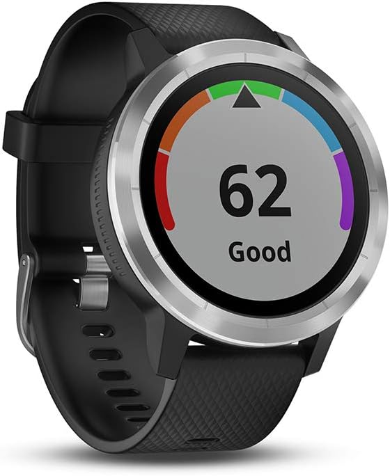 Smartwatch Garmin Vivoactive 3 1,2" GPS Waterproof 5 ATM Glonass Black Stainless Steel