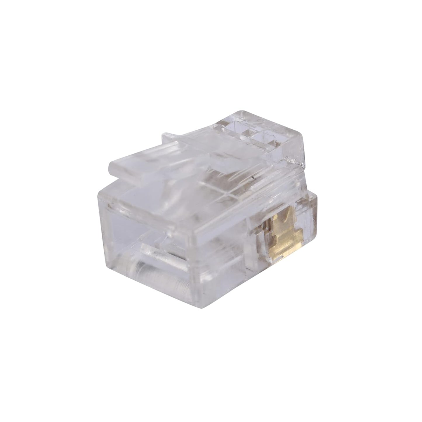 LanSenSu 25 PackRJ9/RJ10/RJ22 4P4C Phone Modular Telephone Cord Connector Adapter Crimp