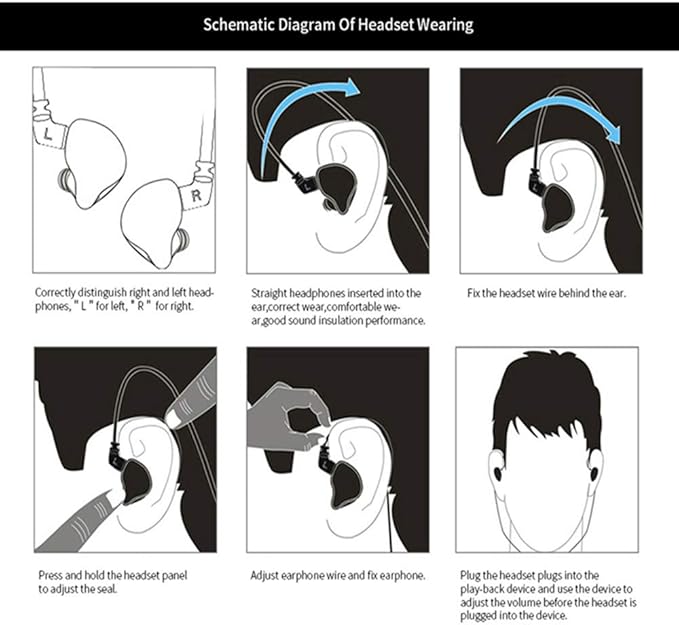 KZ ZS10 PRO in Ear Monitor Headphones, 4BA+1DD 5 Hybrid Driver Gaming Earbuds Wired Earphones, HiFi Clarity Sound Immersive Bass IEMs for Gaming Musician Singer Audiophile (Black Without Microphone)