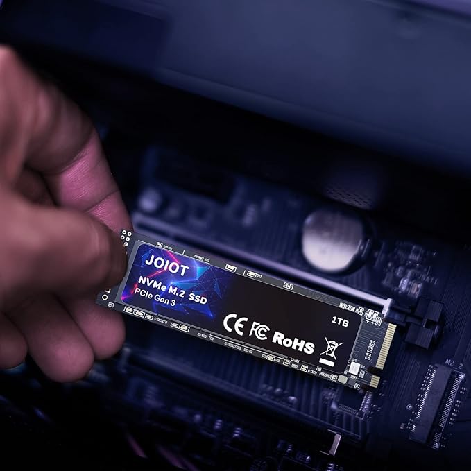 1TB SSD PCle 3.0x4, NVMe M.2 2280, Internal Solid State Drive, Up to 3500MB/s,Storage for PC, Laptops, Gaming and More, V-NAND Technology, Max Speed,Black