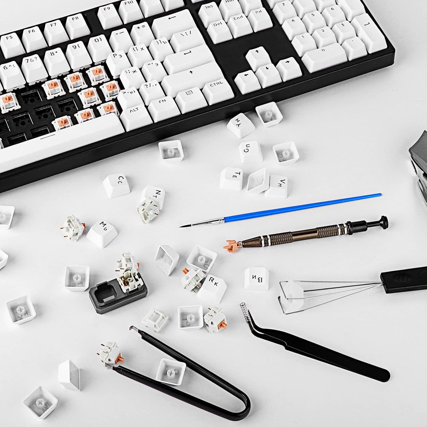 RUNJRX Keyboard Lube Kit GPL 205G0 0.53oz/15g for Mechanical Keyboard Lube, Switch Opener for MX Kailh,Keyboard Tools with Keycap Puller