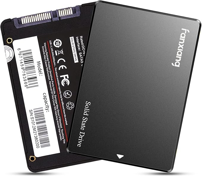 fanxiang S101 480GB SSD SATA III 6Gb/s 2.5" Internal Solid State Drive, Read Speed up to 500MB/sec, Compatible with Laptop and PC Desktops(Black)
