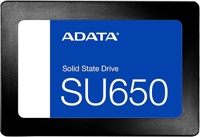 ADATA Ultimate SU650 Solid State Drive - 512GB Internal SSD - 2.5" SATA 6Gb/s - PC Upgrade - High-Speed, Secure Data Storage - Advanced Error Correction - Desktop Compatible - ASU650SS-512GT-R