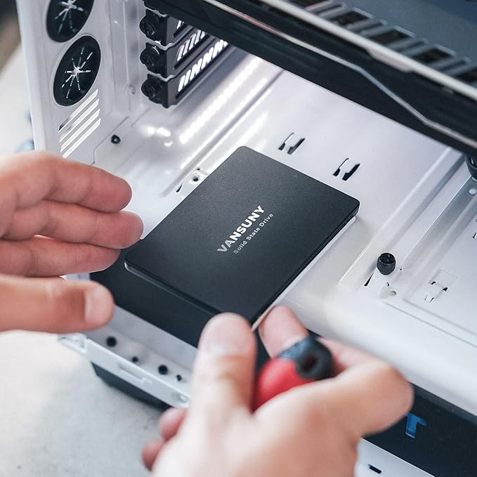 Vansuny 2TB SATA III SSD Internal Solid State Hard Drive 2.5” Internal Drive Advanced 3D NAND Flash Up to 500MB/s SSD Hard Drive for PC Laptop Desktop