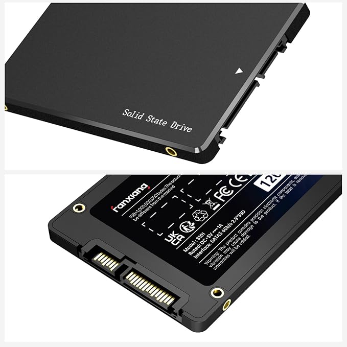 fanxiang S101 250GB SSD SATA III 6Gb/s 2.5" Internal Solid State Drive, Read Speed up to 500MB/sec, Compatible with Laptop and PC Desktops(Black)