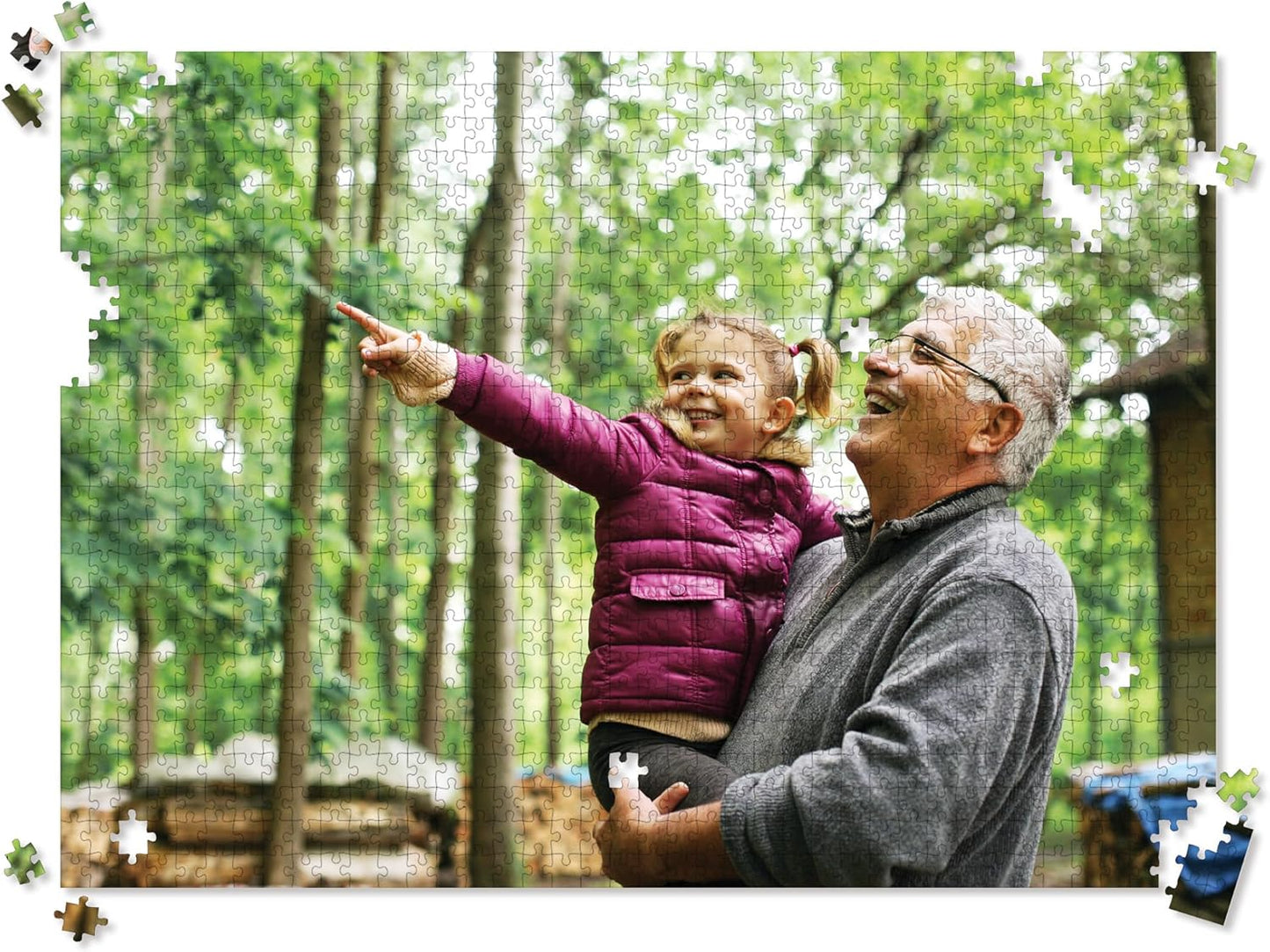 Photo Personalized Puzzle for Father's Day - 1000 Piece - I See Me! (Horizontal/Landscape)