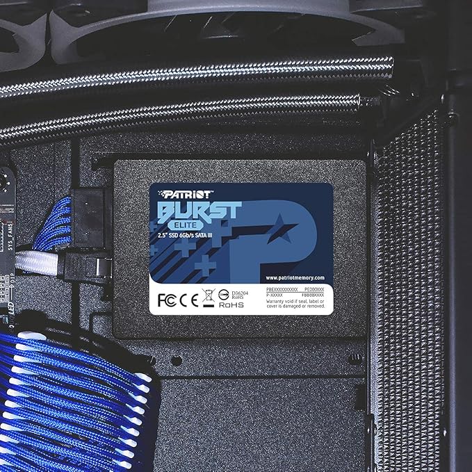 Patriot Memory Burst Elite SATA 3 480GB SSD 2.5 Inch Solid State Drive