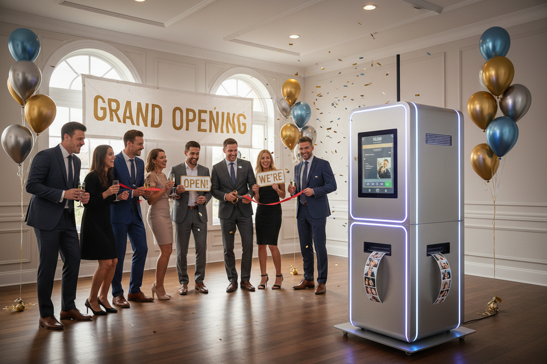 Photo Booth Machines as Business Investments: The Perfect Grand Opening Gift That Keeps Giving