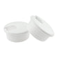 HAHIYO 2Pcs 1.77Inch/45mm White ABS Plastic U-Shaped Desk Grommet Wire Grommet Cable Management Cord Hole Cover Desk Wire Hole Insert Wire Organizer for Computer Office Home School Equipment Systems