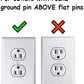 Sleek Socket Original & Patented Ultra-Thin Outlet Concealer with Cord Concealer Kit, Flat Extension Cord with Multi Outlets Surge Protector Power Strip, Ideal for Home Office and Home Theater