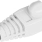50 Pcs Cat5 Cat5E Cat6 Strain Relief Boot, RJ45 Plug Connector Cover Modular Network Plug Connector Cap Cable Connector Boots, White