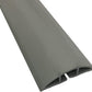 Kable Kontrol Floor Cord Cover kit - 15 Feet Long Gray Plastic Cable Protector, Hides Cords and Conceals Wires, for Extension Cord Cable Management, Channel Size 0.75” W x 0.43” H
