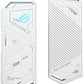 ASUS ROG Strix Arion White M.2 NVMe SSD Enclosure-USB3.2 Gen 2x1 Type-C (10Gbps), Dual USB-C to C & USB-C to A, Screwdriver-Free, Thermal Pads Included, Fits PCIe 2280/2260/2242/2230 M Key/B+M Key