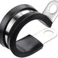 LOKMAN 20 Pack 1/2 Inch Stainless Steel Cable Clamp, Rubber Cushioned Insulated Clamp, Conduit Wire Holder Strap Clips for Tube, Pipe or Wire Cord Installation