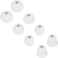 Earbud Tips Replacement Earbud Tips Earbud Replacement Tips Headphones Replacement Ear Pads Ear Tips for Earbuds Compatible with Powerbeats Pro Beats Wireless Earphone Headphones 4 Pairs (Light Grey)
