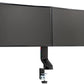 Kensington Dual Monitor Mount for Desk, C-clamp Vesa Monitor Stand Fits 2 Ultrawide Monitors Up to 27 Inches, Low Profile Stand, Height Adjustable Rotating Free Standing Arm, Black