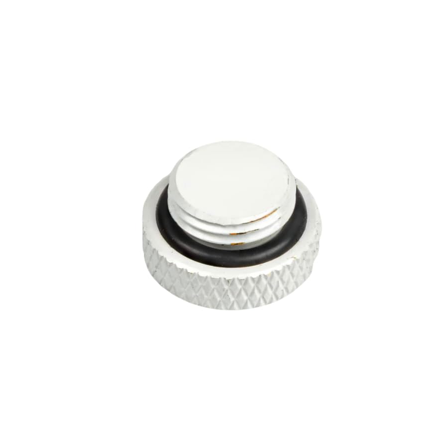 dracaena.io 6 pack G1/4" thread, Thin water Stop Plug Fitting with Coin Slot for Computer water cooling System, durable brass/copper material, White