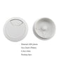 HAHIYO 2Pcs 2Inch/50mm White ABS Plastic Sector-shaped Desk Grommet Wire Grommet Cable Management Cord Hole Cover Desk Wire Hole Insert Wire Organizer for Computer Office Home School Equipment Systems