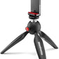 Manfrotto Mini Tripod with Universal Smartphone Clamp, Made in Italy, for iPhone with or Without Case, CSC, Vlogging, Videography, MKPIXICLMII-BK