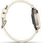 Garmin Lily 2, Small and Stylish Smartwatch, Hidden Display, Patterned Lens, Up to 5 Days Battery Life, Coconut (Renewed)