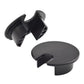 HAHIYO 2Pcs 1.38Inch/35mm Black Zinc Alloy Desk Grommet Wire Grommet Cable Management Cord Hole Cover Desk Wire Hole Insert Wire Organizer for Computer Office Home School Equipment Systems