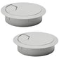 5 Pcs Desk Grommet 3-1/8" / 80 mm, Desk Cord Hole Cover, Cable Grommet ABS Plastic, Desk Hole Grommet for Home & Office Pc, Detachable Adjustable Cable Cord Organizer-Light Grey
