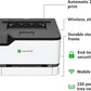 Lexmark CS331dw Color Laser Printer with Ethernet, Mobile-Friendly, Wireless Office Printer with Automatic Two-Sided Printing (3-Series)(40N9020)