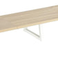 TEAMIX Large Dual Monitor Riser - Wood & Steel Desk Organization - Maple, 42 inch