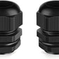 Cable Gland 2 Pack 1" NPT Waterproof Adjustable Connector Strain Relief Cord Connectors Joints Nylon with Gaskets…