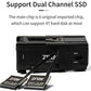 CFast to SSD Adapter, Dual CFast 2.0 Memory Card 4TB to 2.5" SATA3 SSD Converter Compatible for Blackmagic URSA Mini 4K 4.6K Broadcast with Dual V Mount Battery Plate