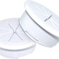 Aifeier ET 2PCS Desk Grommet 2 Inch/50mm Rubber Cable Wire Grommet Cable Hole Cover for Managing and Hiding Office PC Desk Cable Cord (White)