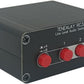 3 in 2 Out RCA Stereo Audio Switch Input Signal Source Switcher Selector Splitter Box -RC32