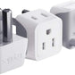 Ceptics South Africa, Namibia Travel Adapter Plug with Dual Usa Input - Type M - Ultra Compact - Safe Grounded Perfect for Cell Phones, Laptops, Camera Chargers and More 3 Pack (CT-10L)