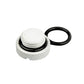 dracaena.io 6 pack G1/4" thread, Thin water Stop Plug Fitting with Coin Slot for Computer water cooling System, durable brass/copper material, White