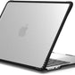 CASETiFY Impact MacBook Air 13.6" (M2-M4) Case [Cushioned Impact Corners/Scratch-Resistant/Anti-Slip Grip] - Clear Black