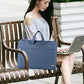 Voova Laptop Bag 15.6 Inch, Waterproof Computer Sleeve Carrying Case with Shoulder Straps & Handle Compatible with Macbook Air 15 M2/M3/M4, MacBook Pro 15/16, 15-16 Inch Hp Dell Lenovo Asus, Blue