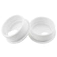 HAHIYO 2Pcs 1.77Inch/45mm White ABS Plastic U-Shaped Desk Grommet Wire Grommet Cable Management Cord Hole Cover Desk Wire Hole Insert Wire Organizer for Computer Office Home School Equipment Systems