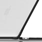 CASETiFY Impact MacBook Air 13" (M1/Intel) Case [Cushioned Impact Corners/Scratch-Resistant/Anti-Slip Grip] - Good Vibes - Clear Black