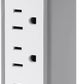 Belkin Wall Mount Surge Protector - 3 AC Multi Outlets & 2 USB Ports - Flat Rotating Plug Splitter - Wall Outlet Extender for Home, Office, Travel, Computer Desktop & Phone Charger - 918 Joules