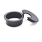 TuTuYa 10PCS Desk Grommet, Desk Grommet 1-3/8 Inch(35mm) Desk Cable Grommet Desk Cable Hole Covers with Hole Saw, Ideal Solution for Office and Home Table Cable (Black,1-3/8 Inch)
