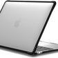 CASETiFY Impact MacBook Air 13" (M1/Intel) Case [Cushioned Impact Corners/Scratch-Resistant/Anti-Slip Grip] - Clear Black