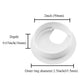 HAHIYO 2Pcs 2Inch/50mm White ABS Plastic U-Shaped Desk Grommet Wire Grommet Cable Management Cord Hole Cover Desk Wire Hole Insert Wire Organizer for Computer Office Home School Equipment Systems