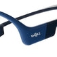 SHOKZ OpenRun Mini - Bone Conduction Headphones,Open-Ear Bluetooth Wireless Sport Headphones for Running & Workout,Sweat Resistant, Long 8H Playtime,Mic,with Hair Band-Blue