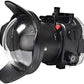 Seafrog Professional Waterproof Housing 6" Dry Dome Port Kit, for Sony A7S III A7SIII A7S3 A7 SIII Alpha 7S III with 16-35mm F4 (Zoom Gear Included) Underwater 40m/130fit Diving Case-Black
