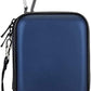 Lacdo Hard Drive Carrying Case for Western Digital WD Elements/WD My Passport/My Passport Ultra Portable External Hard Drive HDD 1TB 2TB 4TB 5TB 6TB USB 3.0 Protective Storage Travel Bag, Blue