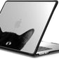 CASETiFY Impact MacBook Air 15" (M2-M4) Case [Cushioned Impact Corners/Scratch-Resistant/Anti-Slip Grip] - CAT - Clear Black