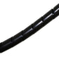 Kable Kontrol Vortex Spiral Cable Wrap - 1/8” Inch 100’ Feet Long - Hose Protector Flexible Polyethylene Wire Conduit Tubing Cable Sleeve Cord Cover to Organize Wires – Black