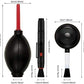 Patelai Camera Cleaning Kit Include Cleaning Pen Brush, Blower Brush Dust Cleaner, Air Blaster Blower Lens Cleaning Kit for Camera, SLR, Telescope, Magnifying Glass, Phone