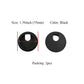 HAHIYO 2Pcs 1.38Inch/35mm Black ABS Plastic U-Shaped Desk Grommet Wire Grommet Cable Management Cord Hole Cover Desk Wire Hole Insert Wire Organizer for Computer Office Home School Equipment Systems